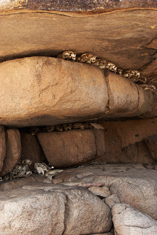 308   Donkey cave   were donkey skulls are placed after animistic rituals   Tengzugu